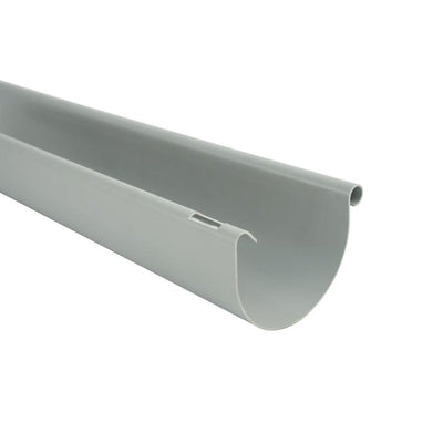 dachrinne halbrund 125 1.0 grau