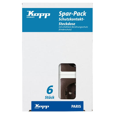 schuko steckdose paris palisander 6 st.