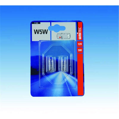 w5w glassockell. unitec 2stück 12v