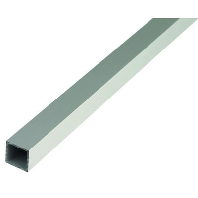 vierkantrohr alu silber 15x15x1,0x2000mm