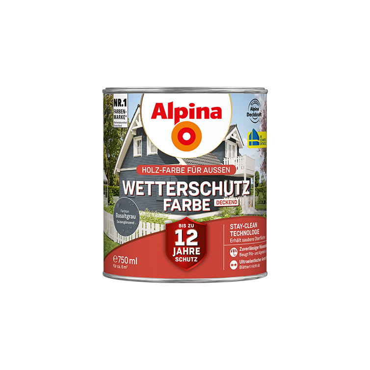 wetterschutzfarbe basaltgrau 750ml