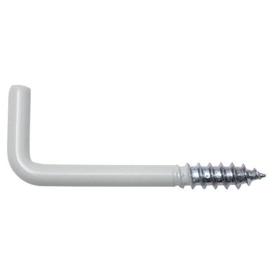 schraubhaken gerade weiß 3,0x30/10 mm