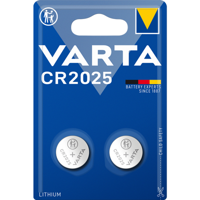 knopfzelle elec. cr2025 3v lithium 2er