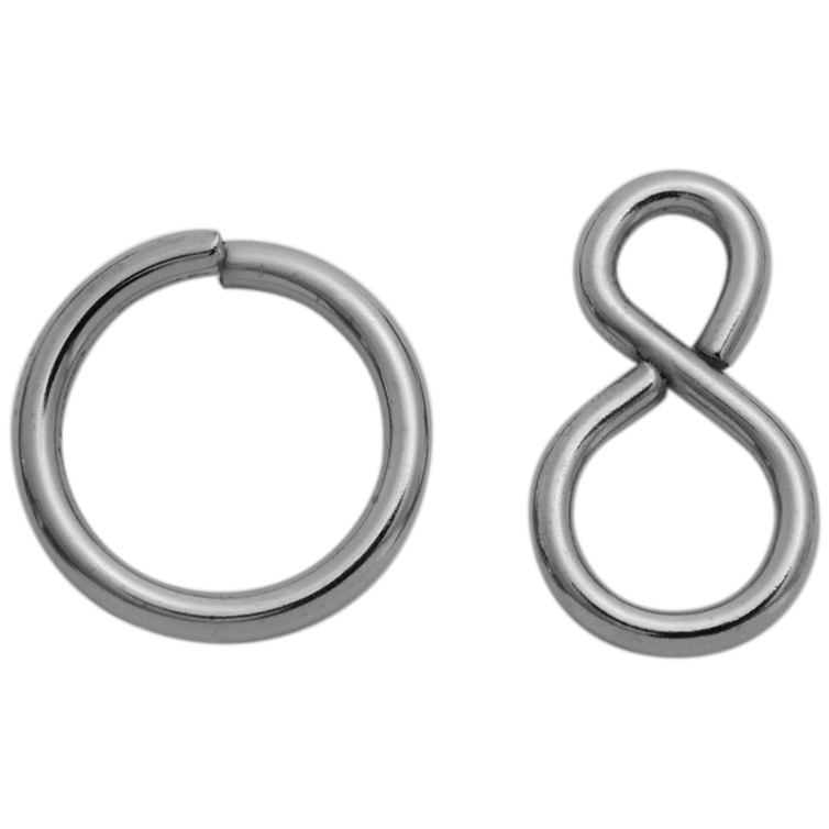s-haken mit ring vernickelt ø3x20 mm