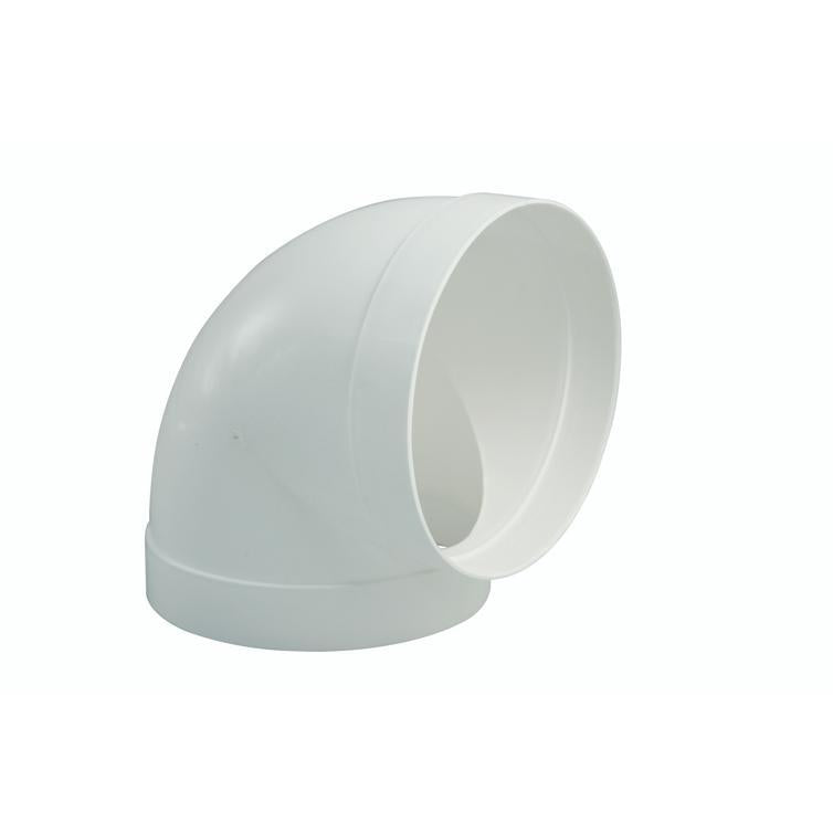 rohrbogen 125 90° weiss