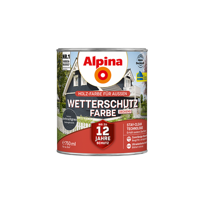 wetterschutzfarbe anthrazit 750ml