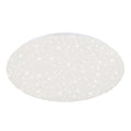 deckenleuchte led 40w weiß sternendekor