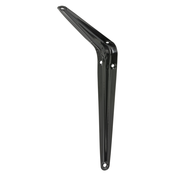 stahlblechkonsole schwarz 250x300x44 mm