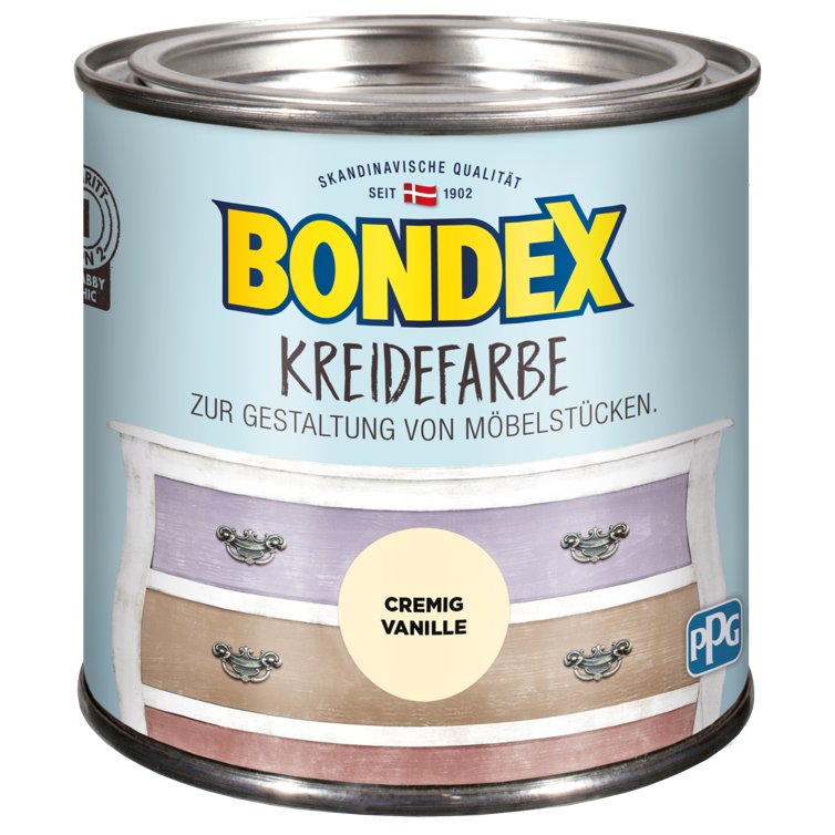 bondex kreidefarbe cremig vanille 0,5l