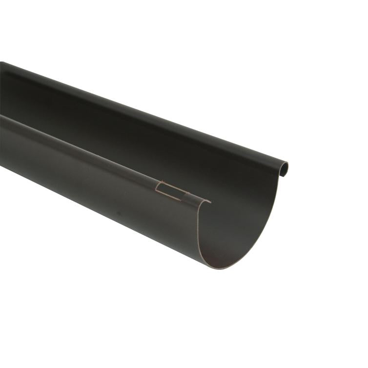 dachrinne halbrund rg 75 braun 2,00 m