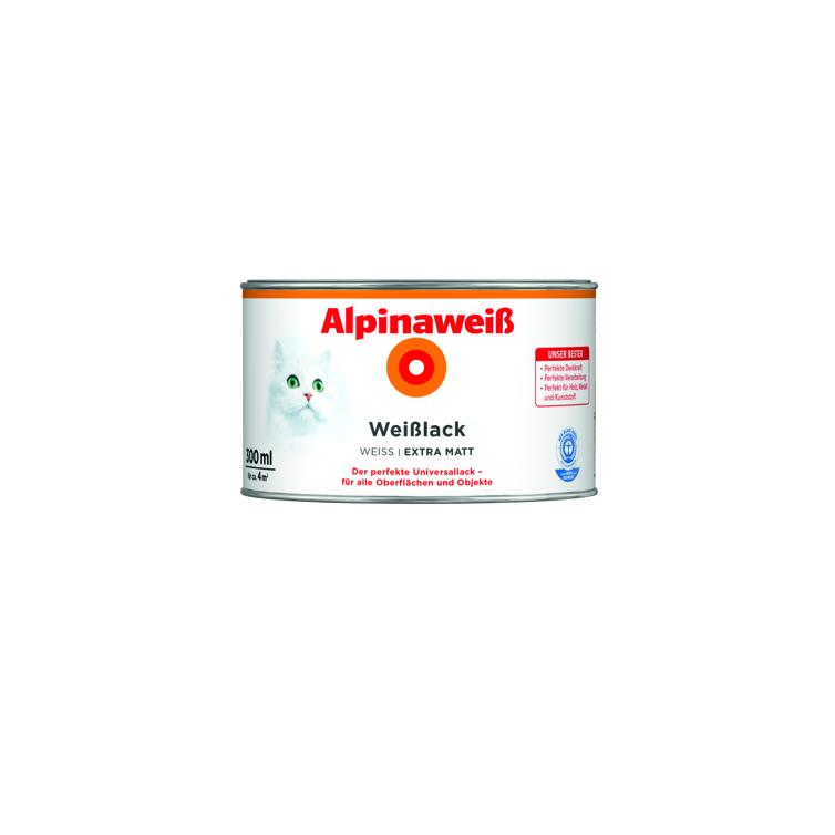 alpinaweiß weißlack extramatt 300ml