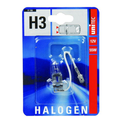 h3 halogen unitec 12v 55w pk22s
