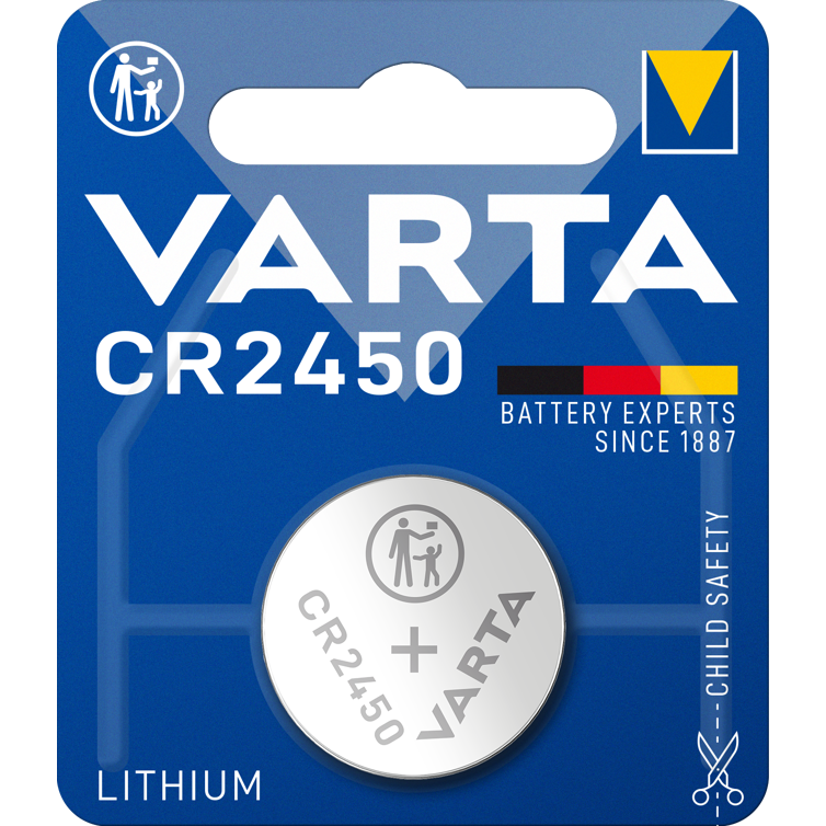 knopfzelle elec. cr2450 3v lithium 1er
