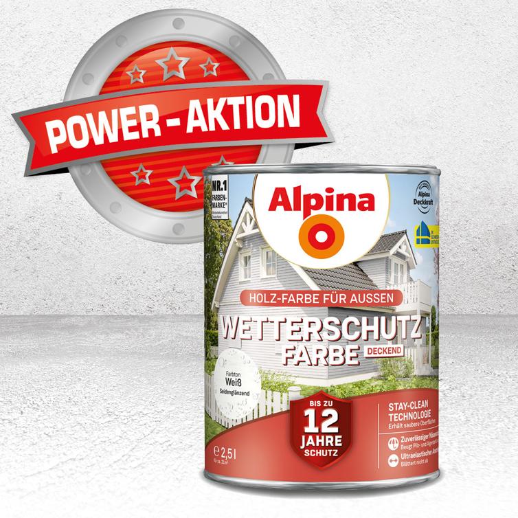 wetterschutzfarbe weiß 2,5l