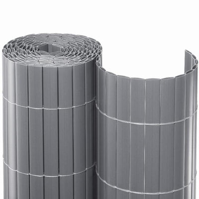 sichtschutzmatte pvc 1x3m/silber