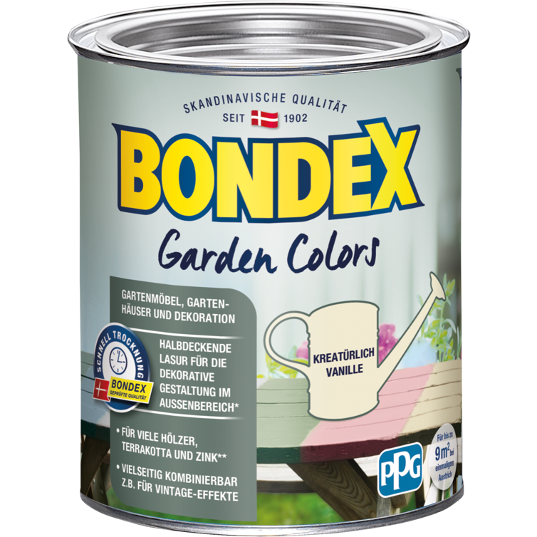 bondex garden colors krea. vanille 0,75l