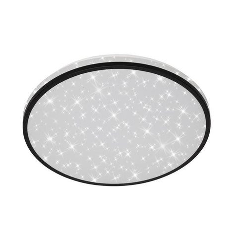 deckenleuchte led sternendekor schwarz