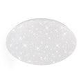 deckenleuchte led 12w weiß sternendekor