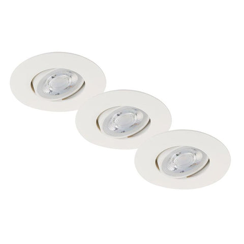 3er-Set LED Einbauleuchte, dimmbar