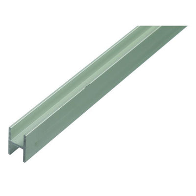 h-profil alu silber 13,5x22x10x1000 mm