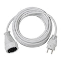 verlängerungskabel h05vv f 3g1,5 weiß 5m