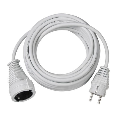 verlängerungskabel h05vv f 3g1,5 weiß 5m