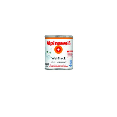 alpinaweiß weißlack seidenmatt 125ml