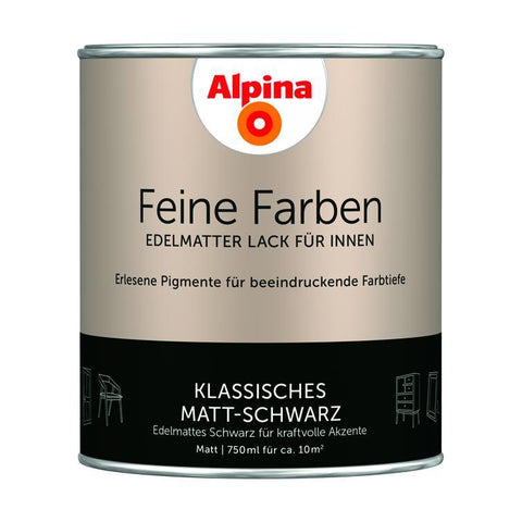 buntlack klassisch schwarz matt 750ml