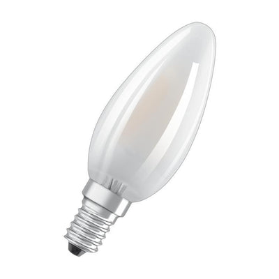 leuchtmittel led base matt 4w/827 e14