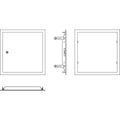 revisionstür softl.weiß 800x800mm