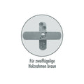 fenstersicherung 2-flügelig braun