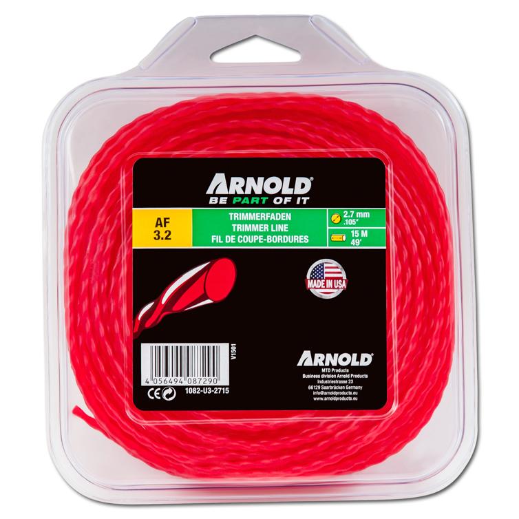 trimmerfaden rund gedreht rot 2,0mm