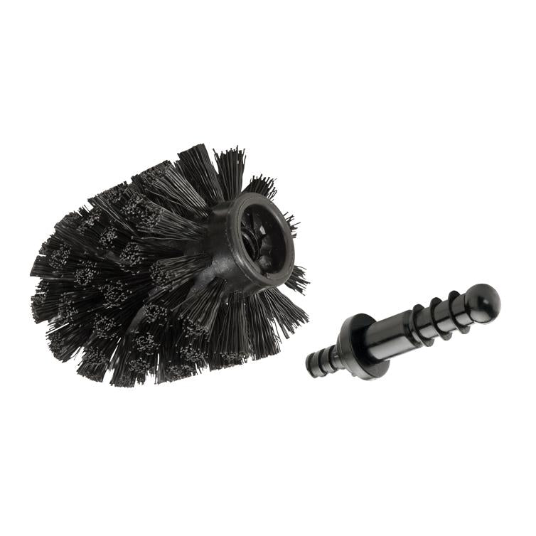 ersatzbürste f.wc-garni.m.adapter schw.