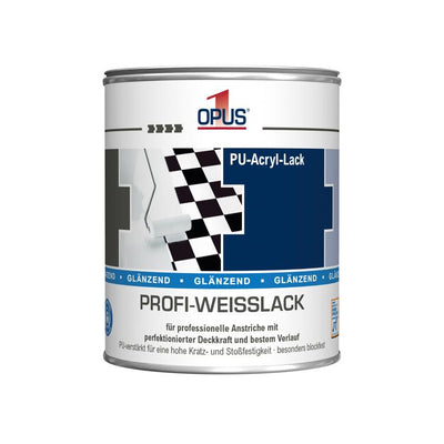 opus1 profi weisslack glänzend 2,5l
