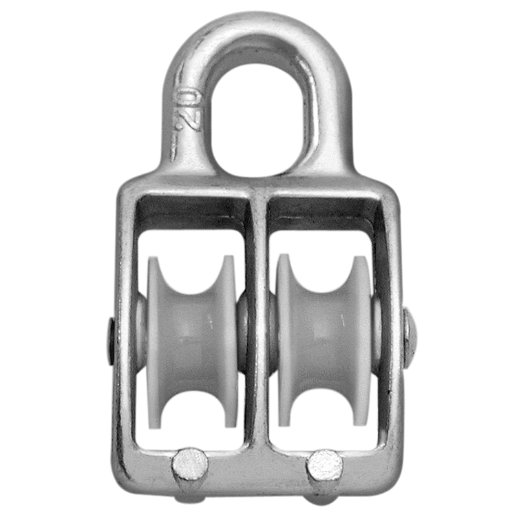 blockseilrolle doppelt verz. bis ø6,0 mm