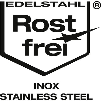 maxihaken edelstahl glänzend 2er