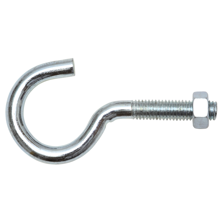 schraubhaken verz. gebogen m6x60/30 mm