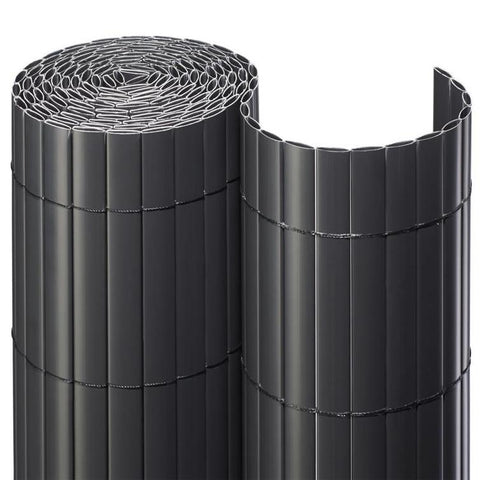 sichtschutzmatte pvc anthrazit 1,0x3,0 m