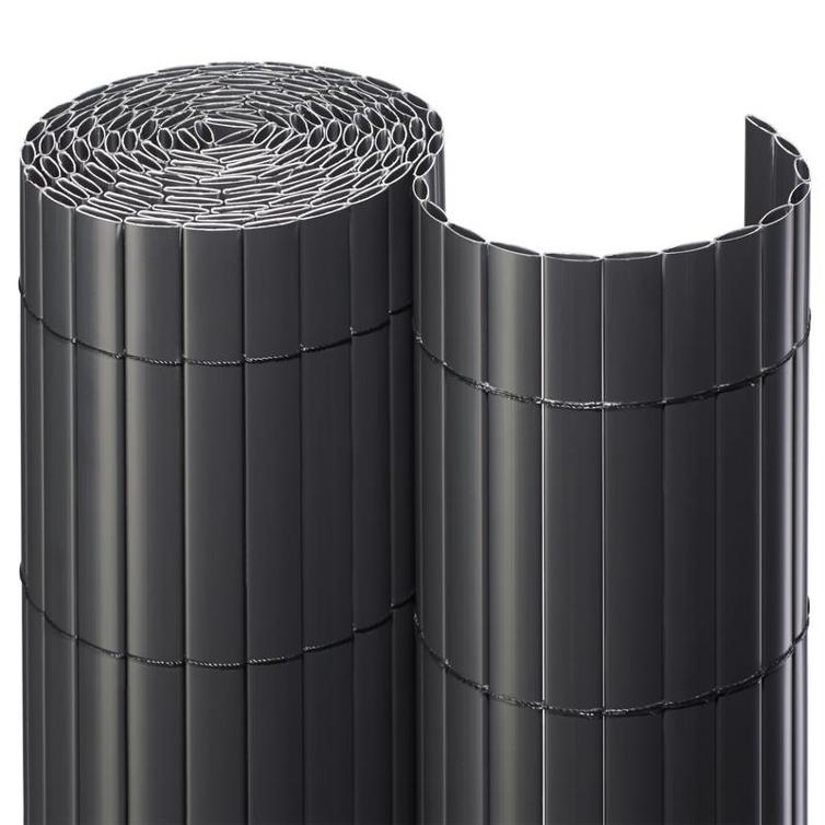 sichtschutzmatte pvc anthrazit 1,2x3,0 m