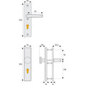 türschutzbeschlag kln314 f1 b. dr. sb