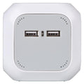 steckdosenwürfel 4fach + usb 1,4m