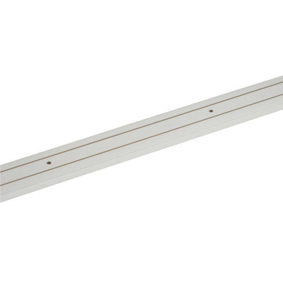 vorhangschiene 2-läufig weiß 210cm